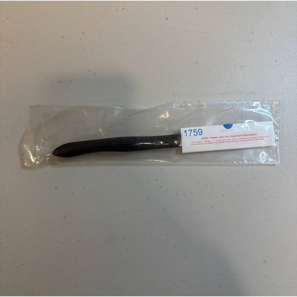 Cutco 1759 Classic Brown Serrated Blade Kitchen Table Knife 3-3/8" Double-D Edge